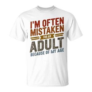 A menudo me confunden con un adulto debido a mi edad, camiseta - Product Image 1