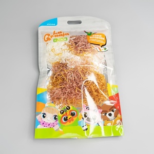 Sacs alimentaires refermables en PE avec fenêtre transparente, impression sérigraphique, logo personnalisé, couleur laser holographique, résistants aux odeurs, recyclables - Product Image 2