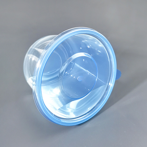 Kitchen Disposable <b>Bowl</b> Plastic pp Round Microwaveable Well-sealed Food Storage Containers With Lids Transparent Takeaway Boxes - Product Image 3