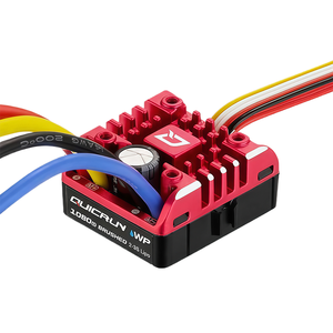 HOBBYWING Original QUICRUN WP <span class=keywords><strong>1080</strong></span> G2 80A <span class=keywords><strong>ESC</strong></span> Brushed Waterproof pour Pièces de Voiture RC pour Voiture d'Escalade 1/10 Accessoires de Voiture RC - Product Image 1