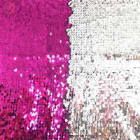 Tissu à paillettes réversible, 5mm, étoffe multicolore en dentelle pour robe, vente en gros, nouveauté