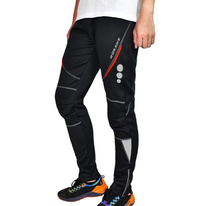Vêtements de cyclisme d'<span class=keywords><strong>hiver</strong></span> pour hommes en polaire épaissie, chauds pour l'équitation, l'alpinisme, logo personnalisé, collants à bretelles pour cyclisme - Product Image 5
