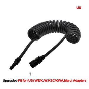 Regulador de CO2 Mini HPA de Aleación de Aluminio Negro con Conector Foster US, Manómetro Ajustable de 40-200 PSI, Manguera en Espiral G1/2-14 para Botella, OEM - Product Image 4