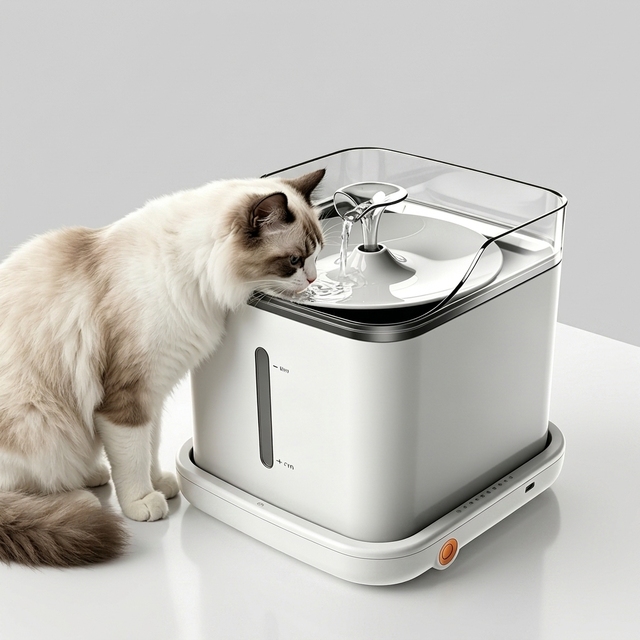 Automatic WiFi Smart Pet Feeder & Water Fountain 2-in-1, Stainless Steel Food & Water Dispenser for Cats & Dogs