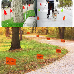 <span class=keywords><strong>Drapeau</strong></span> de signalisation réfléchissant imperméable <span class=keywords><strong>jaune</strong></span> fluorescent rose haute visibilité pour la promotion en plein air, la publicité, les événements - Product Image 6