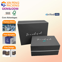 Boîte en carton rigide pliable en carton ondulé écologique pour bijoux OEM 2026 XP, emballage professionnel personnalisé pour envoi, boîte cadeau en papier kraft
