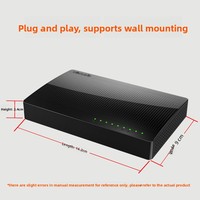 Routeur commutateur réseau Gigabit à huit ports Tenda SG108M avec séparateur de port réseau SNMP pour la surveillance Gigabit complète des caméras