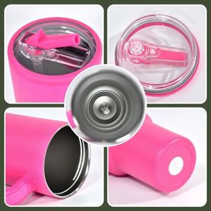 New-style Traveler Reusable <b>40oz</b> Insulated Stainless Steel <b>Tumbler</b> <b>with</b> <b>Handle</b> and Lid Leak-Proof BPA Free - Product Image 5