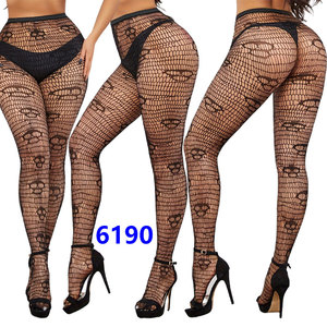 Bt806 <span class=keywords><strong>Calze</strong></span> <span class=keywords><strong>a</strong></span> <span class=keywords><strong>Rete</strong></span> Sexy da Donna all'Ingrosso, Collant Traforati in Nylon <span class=keywords><strong>a</strong></span> Vita Alta - Product Image 5