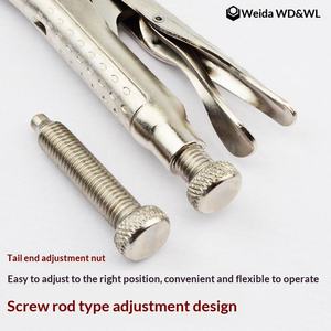<span class=keywords><strong>Pince</strong></span> multifonction robuste à mâchoires crocodiles extra larges en acier Cr-V de 250 mm, capacité de serrage 590 kg, pour étau industriel - Product Image 4
