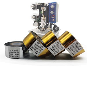 FC1 FC3 30mm * 100m Hot Stamping Ribbon-Alta Qualidade Data <span class=keywords><strong>Coding</strong></span> <span class=keywords><strong>Foil</strong></span> para Impressoras de Alimentos/Etiqueta Médica - Product Image 4