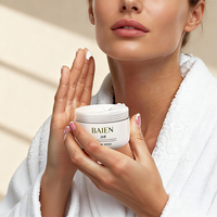 Plastique biodégradable PP 150g 200g 250g Pot de crème à large bouche Bouteille de lotion de sommeil 4oz Crème cosmétique Conteneurs vides à vendre