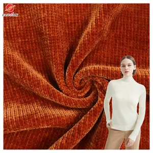 China Factory And Trade Company Heavy 100% polyester chenille tessuti arredamento fabric For Apparel