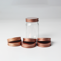 M kualitas tinggi 16oz toples penyimpanan dapur kaca untuk saus tomat, acar dan kacang dengan tutup untuk penyimpanan mudah