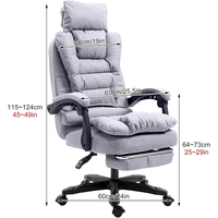 Chaise de jeu ergonomique en gros avec accoudoirs articulés en mousse haute densité et roulettes en nylon pour salles de jeu