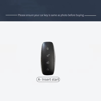 Étui de protection en cuir pour clé de voiture intelligente, compatible avec Denza X EV DM-i 2022 2023, accessoires de clé de voiture