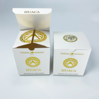 Boîtes d'emballage par pulvérisation de luxe biodégradables avec logo en or boîte de papier cosmétique pour crème contour des yeux nettoyant pour le visage