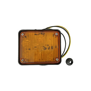 Luz de Advertencia LED Ámbar Estroboscópica para Camión, Remolque, Camioneta, Montaje en Pared, IP65, Material de PC, Fuente de Alimentación Externa - Product Image 1