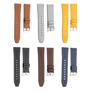 20mm 22mm nouveaux bracelets de montre en cuir à dégagement rapide pour Huawei Xiaomi <span class=keywords><strong>Huami</strong></span> <span class=keywords><strong>Amazfit</strong></span> Samsung Galaxy Garmin accessoires - Product Image 6