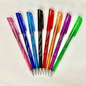 Stylo Gel Transparent Créatif Personnalisé 0,5 mm Pointe Fine Encre Noire Matériau Plastique Non Effaçable pour Usage Promotionnel - Product Image 3