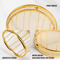 Porte-stylo INS haut de gamme, panier en fer pour vaisselle, support simple pour pinceaux de maquillage, rangement de papeterie de bureau, multifonctionnel, rond/carré