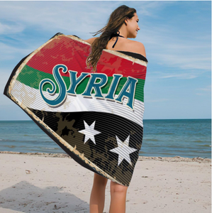 Toalla Deportiva de Gimnasio con la <span class=keywords><strong>Bandera</strong></span> de Líbano, para Verano 2025, Ideal para Playa o Piscina - Product Image 6