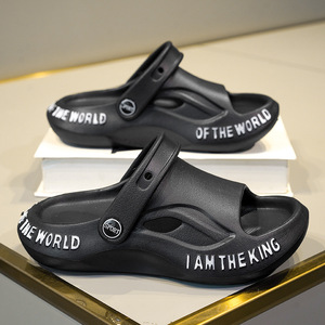 รองเท้าเด็ก ระบายอากาศได้ดี สไตล์เกาหลี สีพื้น หัวกลม พื้นรองเท้าและวัสดุส่วนบนทำจากอีวีเอ เหมาะสำหรับฤดูร้อน - Product Image 6