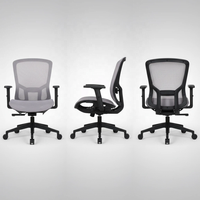 Chaise de bureau ergonomique, design moderne, chaises de bureau, chaise de direction, chaise en maille, silla de oficina, chaise entièrement en maille