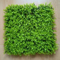 Panneau mural végétal artificiel en plastique multi-usage, résistant aux intempéries, pour décoration commerciale, résidentielle et d'anniversaire