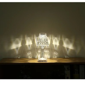 Lampada da Tavolo Creativa Moderna Semplice Senza Fili Ricaricabile con Touchscreen, Luce Ambientale <span class=keywords><strong>LED</strong></span> 5V per Camera da Letto, Comodino, Decorazione di Alta Gamma - Product Image 2
