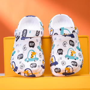 Pantuflas Infantiles para Niños, Verano, Interior, Suela Suave de EVA, Diseño Calado, Antideslizantes, Dinosaurio de Dibujos Animados, Lindas, Sandalias para Bebés de Jardín de Infancia - Product Image 4