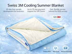 Tela Fresca al Tacto, Transpirable en 3D para Dormir en Verano <span class=keywords><strong>y</strong></span> Uso en Múltiples Escenarios, Ideal para Pedidos al por Mayor, Manta Refrescante. - Product Image 1