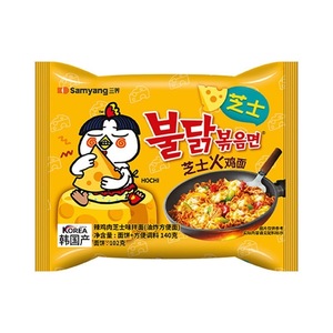 Fideos Instantáneos Coreanos Picantes con <span class=keywords><strong>Queso</strong></span> y Sabor a Pollo <span class=keywords><strong>Buldak</strong></span>, 140g, Bajos en Grasa, 12 Meses de Caducidad, Venta al Por Mayor - Product Image 4