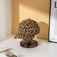 Op maat gemaakte Y2K luipaardprint baseballcap met 6 panelen, katoen, streetwear, vintage, damesmode, feest, geborduurd, groothandel, hoed