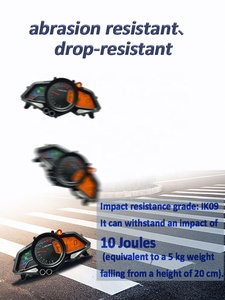 Tachymètre électronique approuvé par l'industrie pour moto Bajaj Pulsar 125NS 160NS 200NS 125 160 <span class=keywords><strong>200</strong></span> <span class=keywords><strong>NS</strong></span> odomètre - Product Image 5