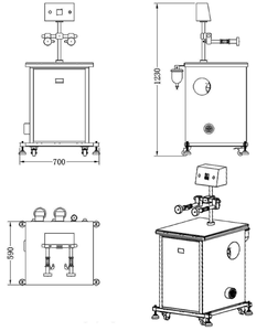 스테인리스 스틸 공장 직판가 에어젯 병 세척기, 유리 플라스틱 향수병 용기 세척 기계 - Product Image 6