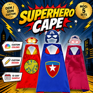 Mantello per Bambini di Halloween, Super Cape, Costumi per Spettacoli di <span class=keywords><strong>Superman</strong></span> e Captain America - Product Image 2