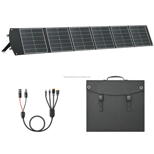 Panneau solaire pliable 200W, module solaire monocristallin 200W, chargeur solaire portable pour station de stockage d'énergie, vente en gros - Product Image 1
