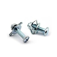 Baut Ekspansi Phillips Pan Head Jack Nut, Mur Rivet Bentuk Kelopak Berlapis Seng untuk Pengencangan Panel Lembaran Besi Tipis Berongga
