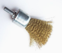 Fil d'acier plaqué par laiton polissage brosses d'extrémité Chine