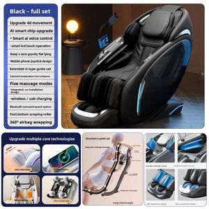Fauteuil de massage de luxe entièrement automatique, capsule spatiale pour la maison, pétrissage et étirement du corps entier - Product Image 4