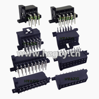 18 broches double rangée pcb pinheader prise automobile ECU faisceau de câblage à carte soudure droite ange connecteur prise 828801-6
