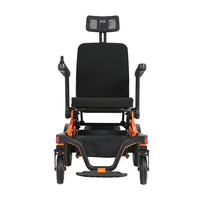 Fauteuil roulant électrique pliable manuel, durable, capacité de charge de 150 kg, en alliage d'aluminium, sans balais, pour centre de rééducation, hôpital, domicile