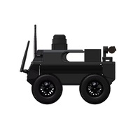 Robot d'inspection tout-terrain à quatre roues motrices avec inspection vidéo pour la sécurité des ateliers industriels et la patrouille
