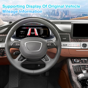 หน้าจอแสดงผลดิจิตอล Navihua LCD Cluster ระบบ Linux พร้อม Carplay เกจวัดความเร็วอัตโนมัติสำหรับ Audi A8 ปี 2011-2017 - Product Image 6