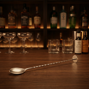Stainless Steel Bar Spoon With Muddler Top Cocktail Stirrer Mixing Spoon For Bartending - Product Image 1