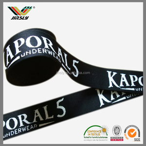 Jacquard Letter 1 Inch <strong>Wide</strong> Cotton <strong>Elastic</strong> Webbing Strap UHMWPE Spandex Belt Custom Printed Logo 25mm Jacquard Letter Webbing - Product Image 4