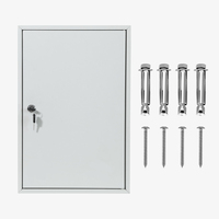 Armoire à clés murale commerciale 64 clés en acier épais, durable avec serrure à clé, idéale pour la maison et le bureau – Meilleure vente