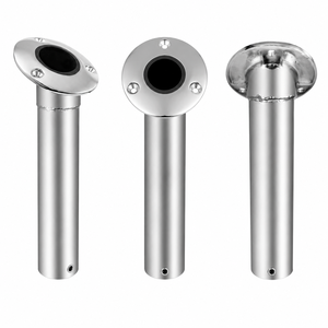Nouveau support de canne à pêche encastré en acier inoxydable TMH 316, 15/30/90 degrés, pour bateau, yacht, embarcation - Product Image 3