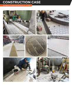 Brique céramique résistante aux acides Rongsheng, brique réfractaire anti-acide résistante aux produits chimiques pour les briques réfractaires de carreaux et les revêtements de cheminées - Product Image 6